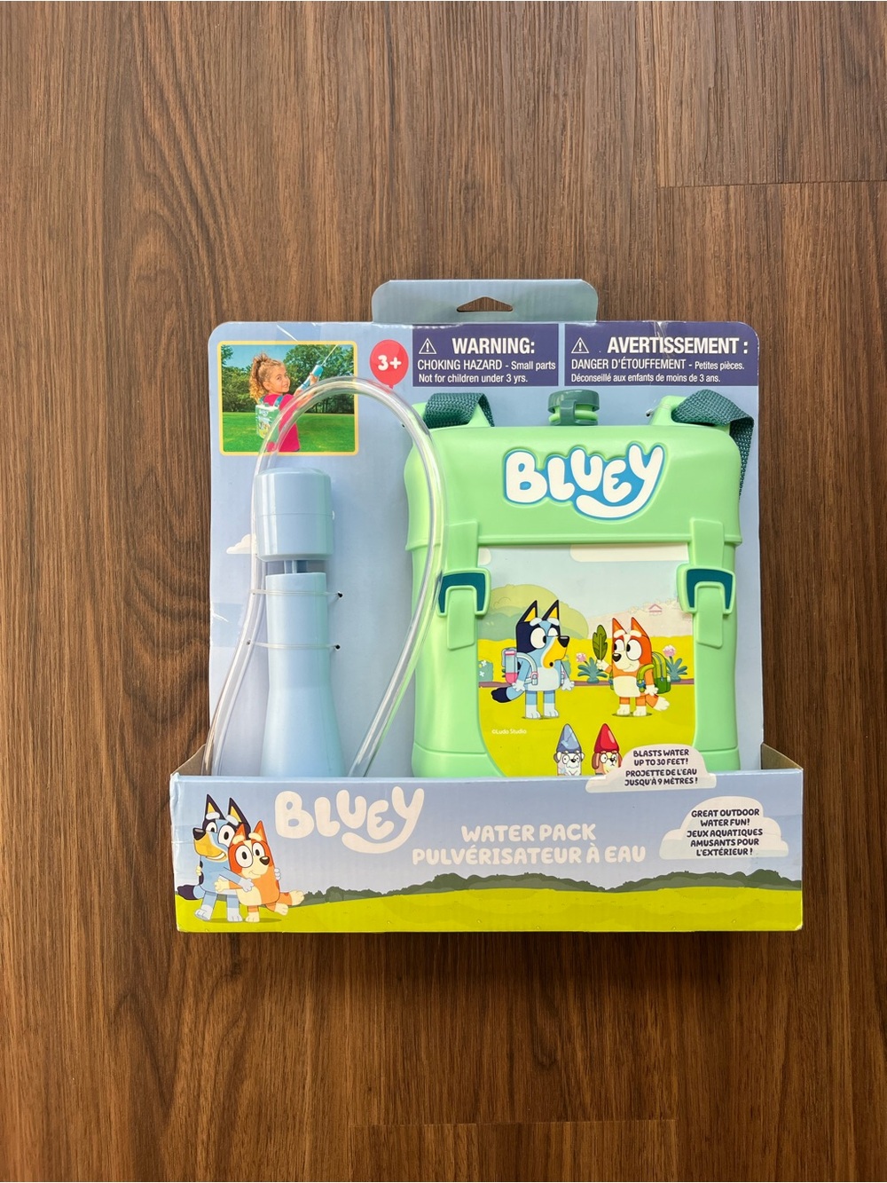 Bluey Water Pack Water Blaster Backpack New in Box